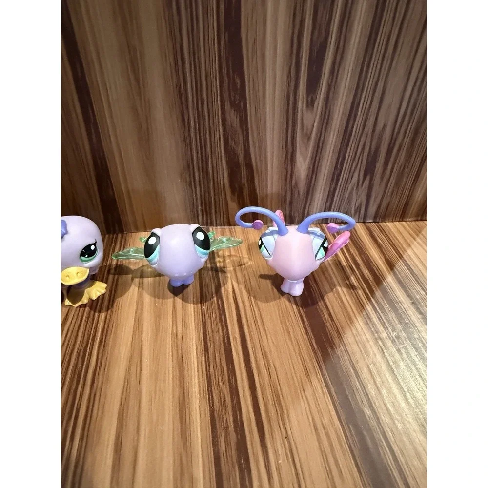 Littlest Pet Shop LPS Lot of 5 Birds Bug Butterfly Duck Chick Authentic Hasbro